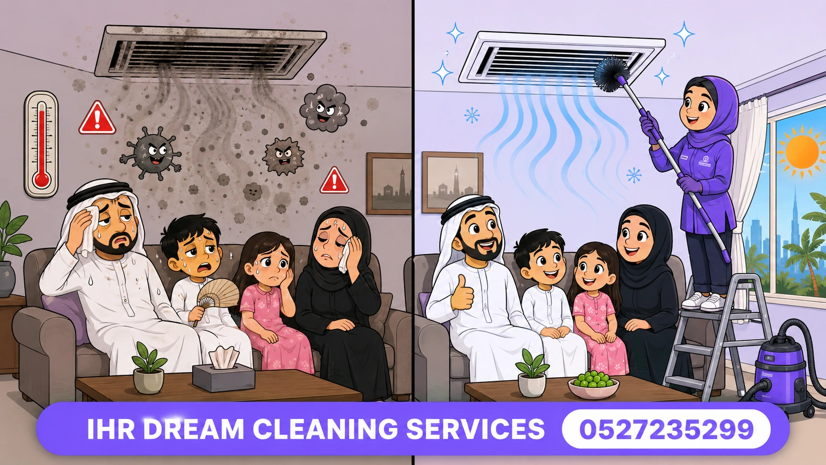 IHR Dream Cleaning Services Abu Dhabi — Professional home cleaning