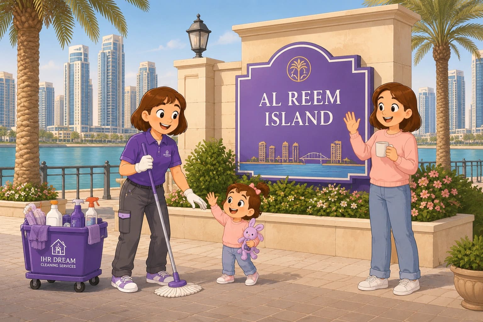 Cleaning services in Al Reem Island Abu Dhabi