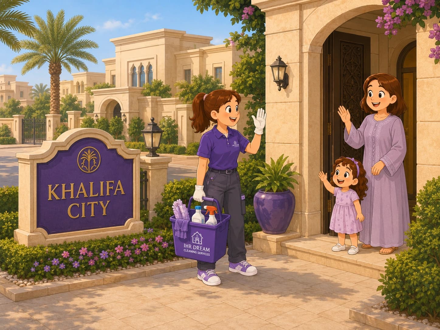 Cleaning services in Khalifa City Abu Dhabi